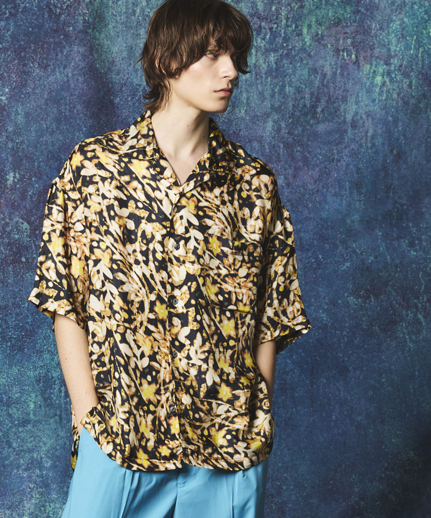 【LIMITED EDITION】Prime-Over Short Sleeve Open Collar Shirt