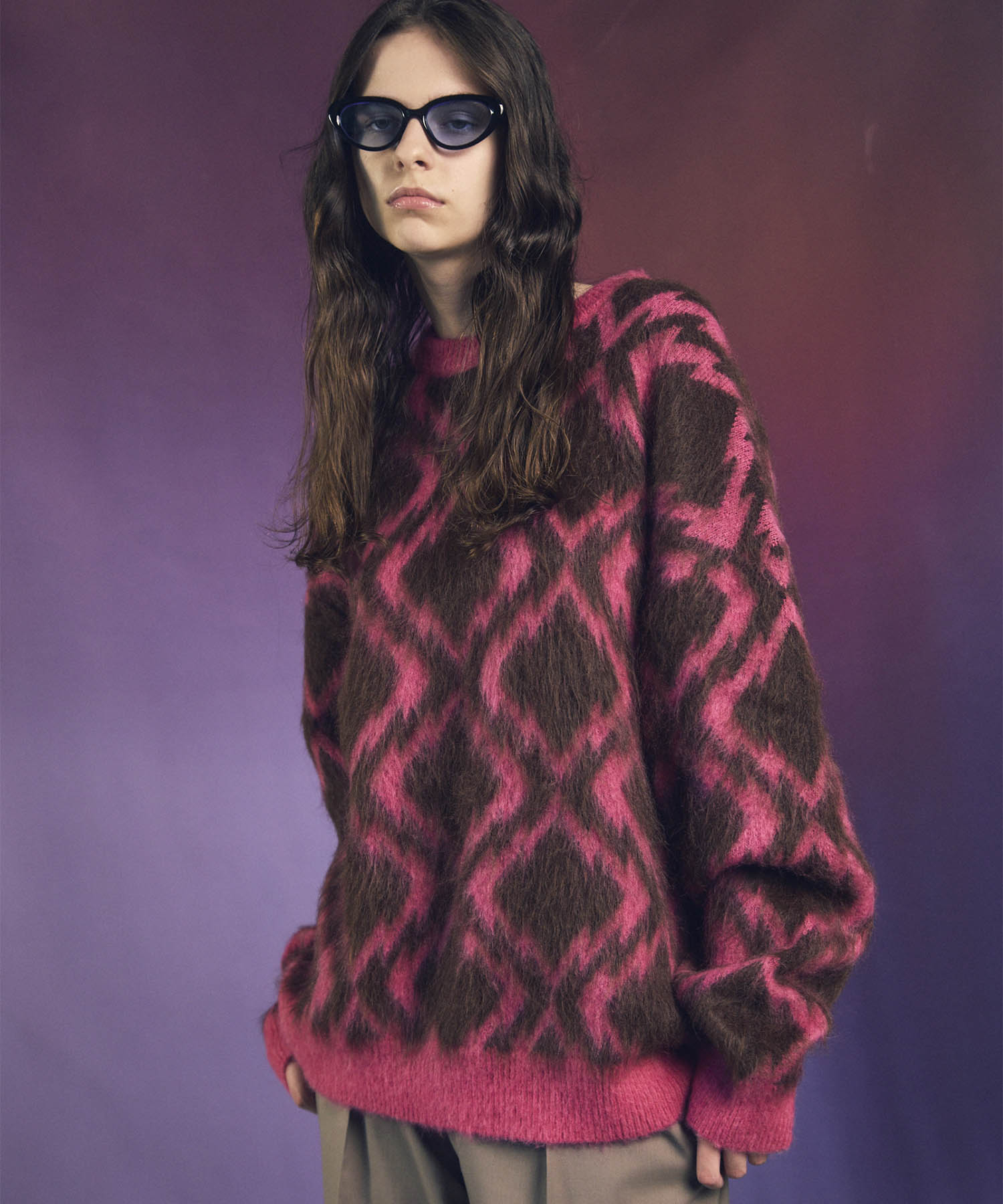 クレイモア WEB限定】シャギーロゴニットプルオーバー≪手洗い可能