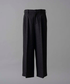 [Italian Dead Stock Fabric] TW-Tuck Wide Pants