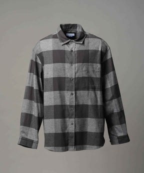 [意大利死库织物]原始的常规领绒布衬衫