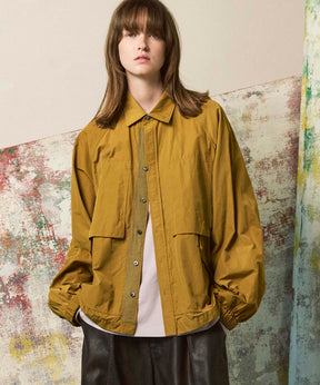 Prime-Over Raglan Sleeve Pocket Shirts Blouson