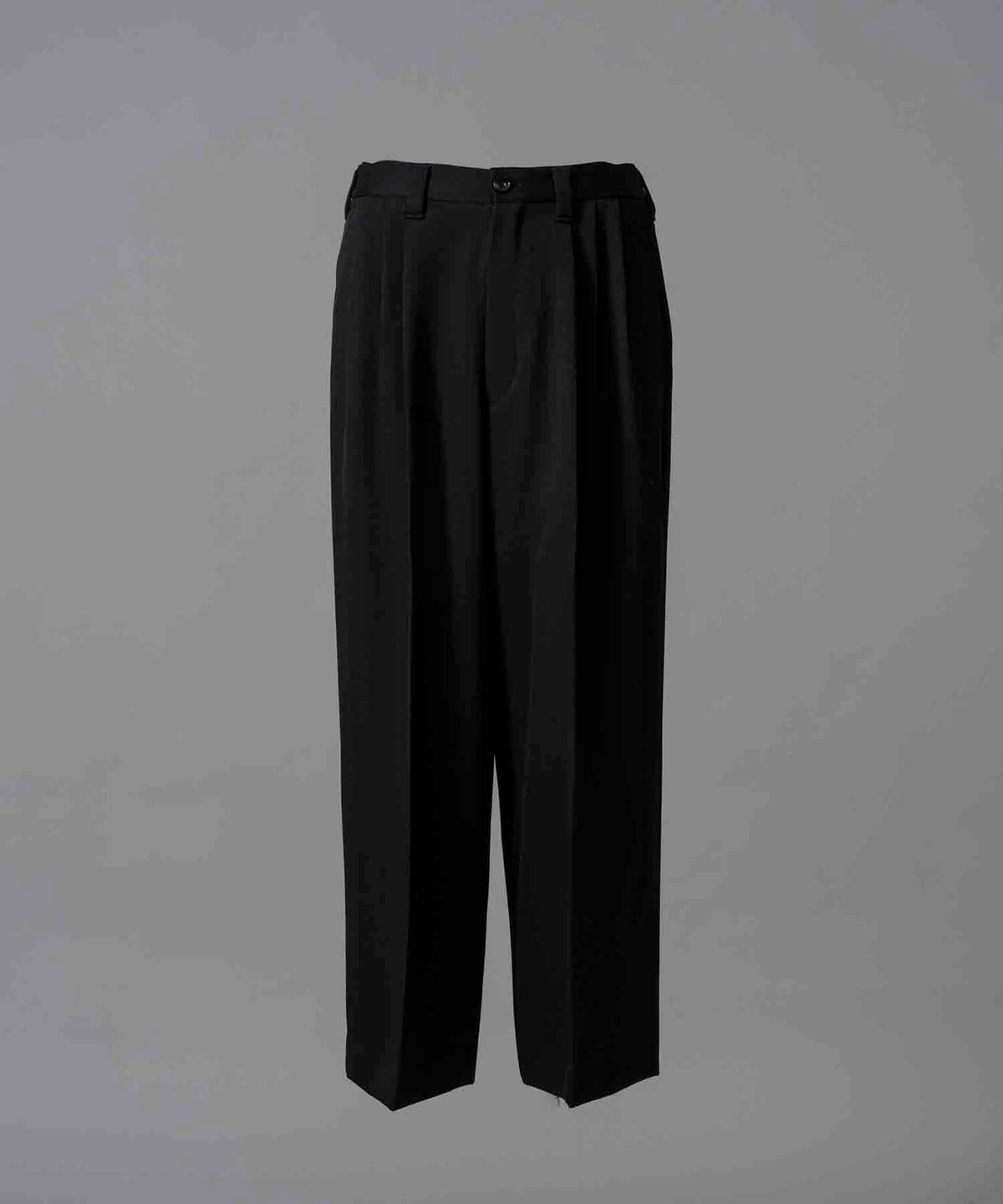 【12/14（土）12:00販売開始】【Italian Dead Stock Fabric】Three-Tuck Prime Wide Pants