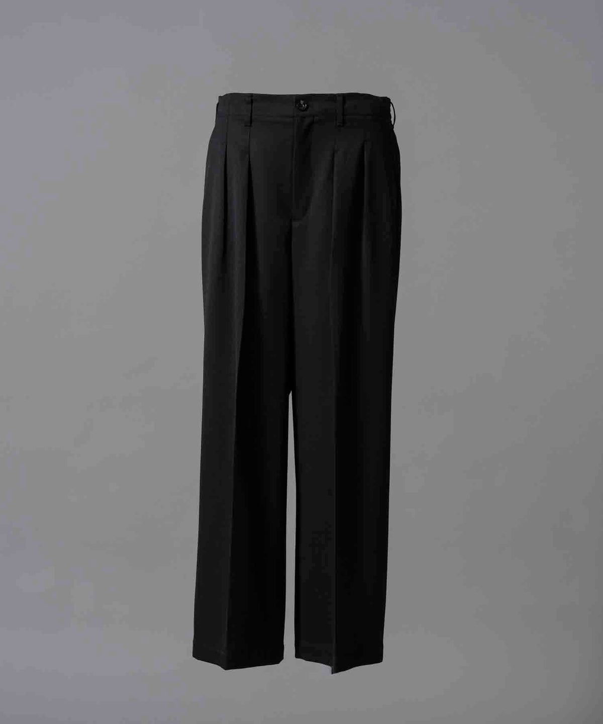 【12/14（土）12:00販売開始】【Italian Dead Stock Fabric】Two-Tuck Wide Pants