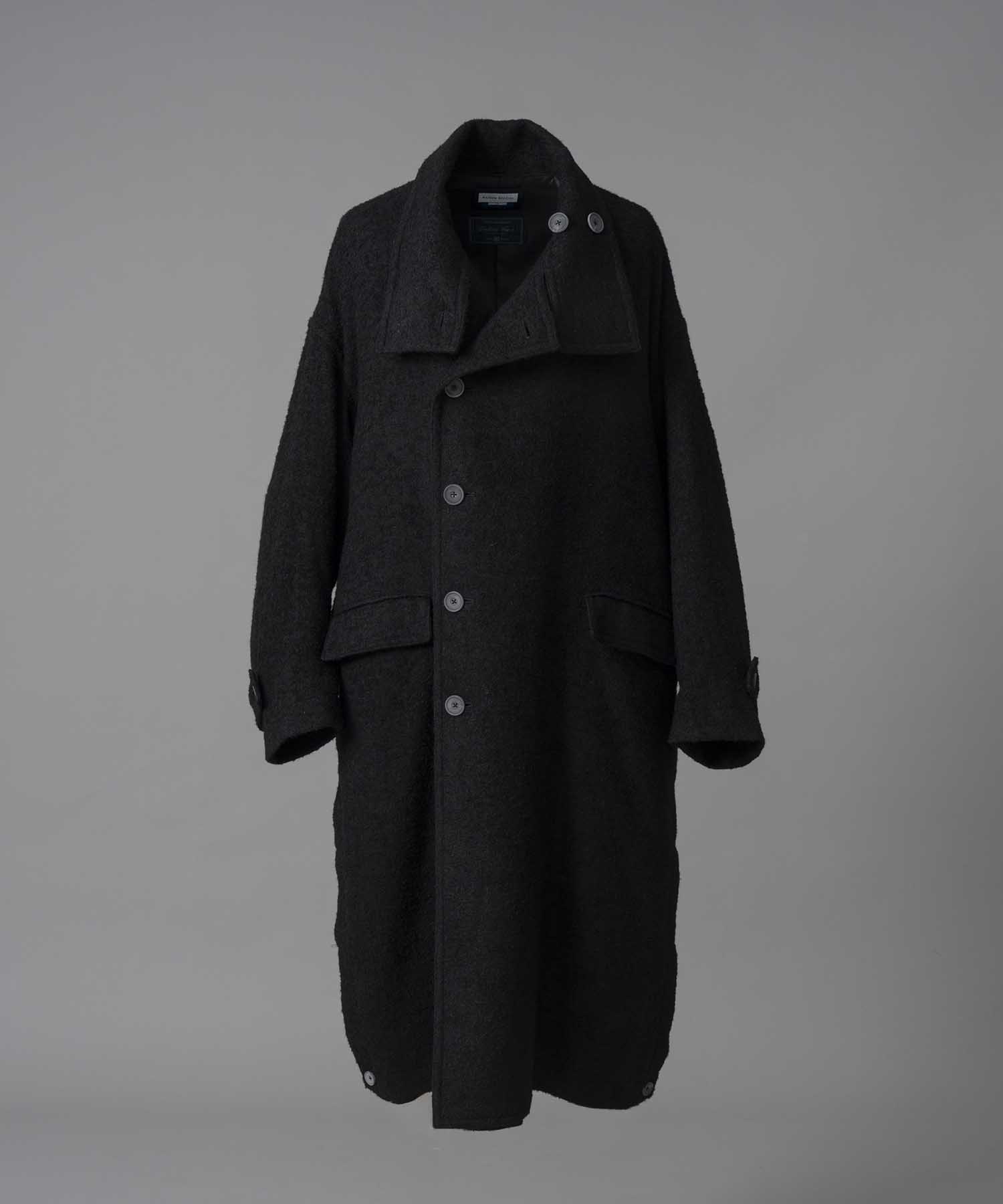 [9/27 (Fri) 12:00 Sales Start] [Italian Dead Stock Fabric] Prime-Over Stand Collar Coat