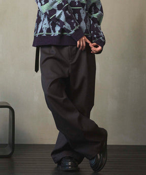 4 Colors Chambray Washable Wool Prime-Wide Snow Pants