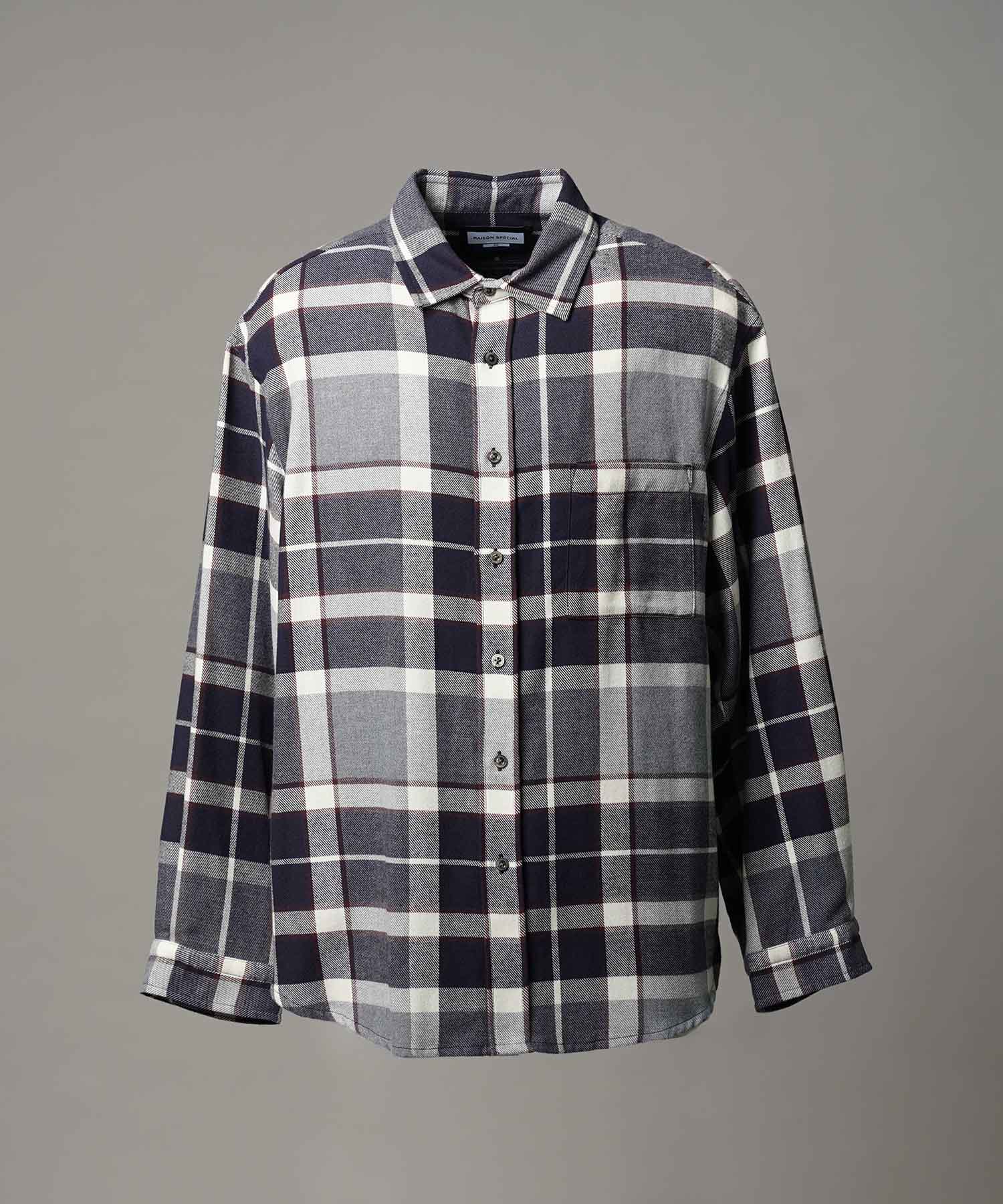 [意大利死库织物]原始的常规领绒布衬衫