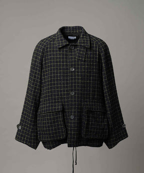 [이탈리아 데드 스톡 패브릭] 프라임 오버 라글란 슬리브는 칼레인 블루슨