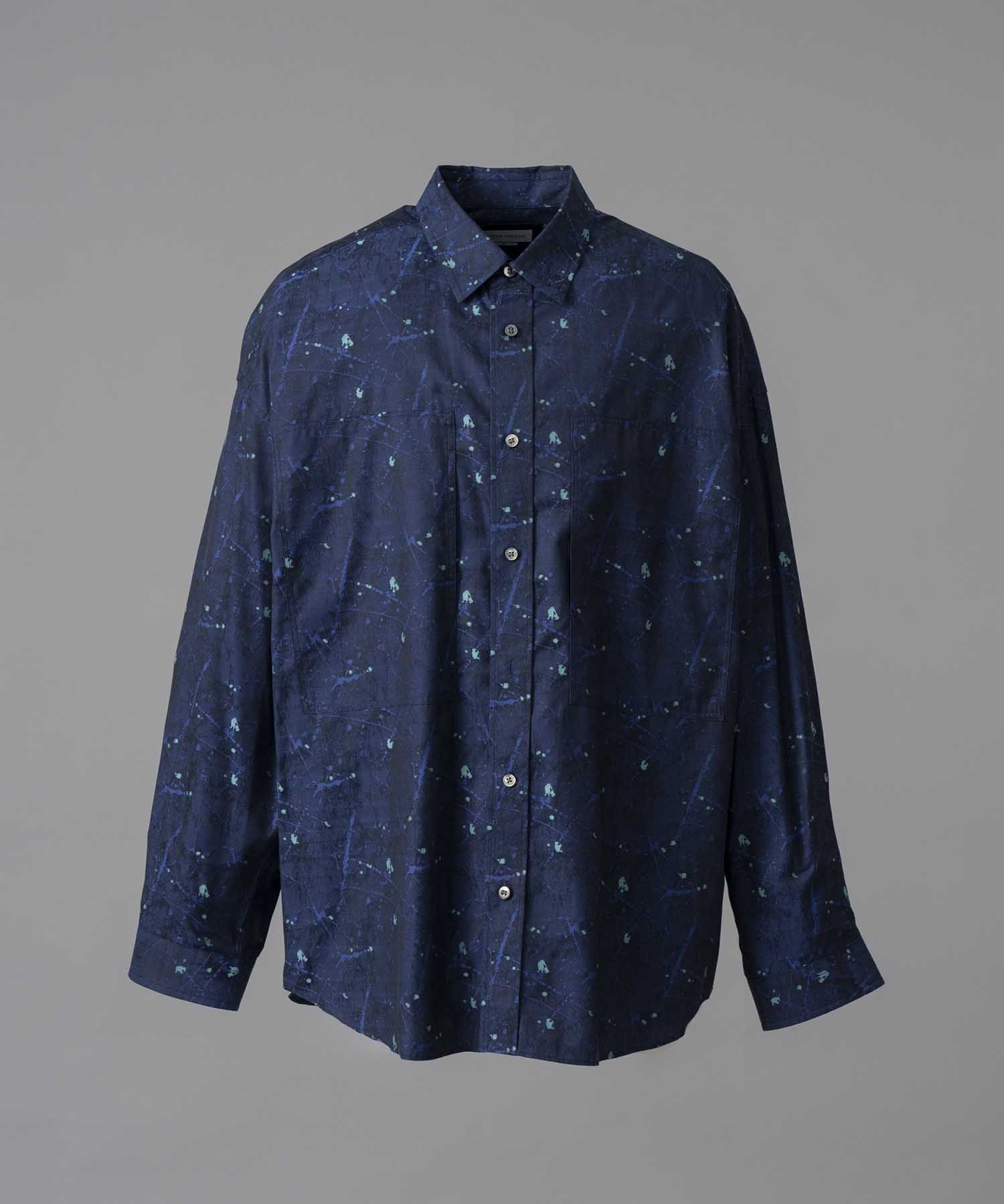 【Italian Dead Stock Fabric】Prime-Over Regular Collar Shirt