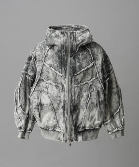 Different Material Docking Prime-Over Military Blouson