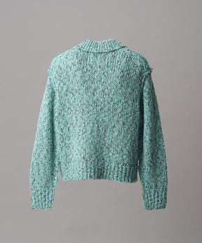 [25AW PRE-ORDER] Fade Yarn Prime-Over Full Zip Knit