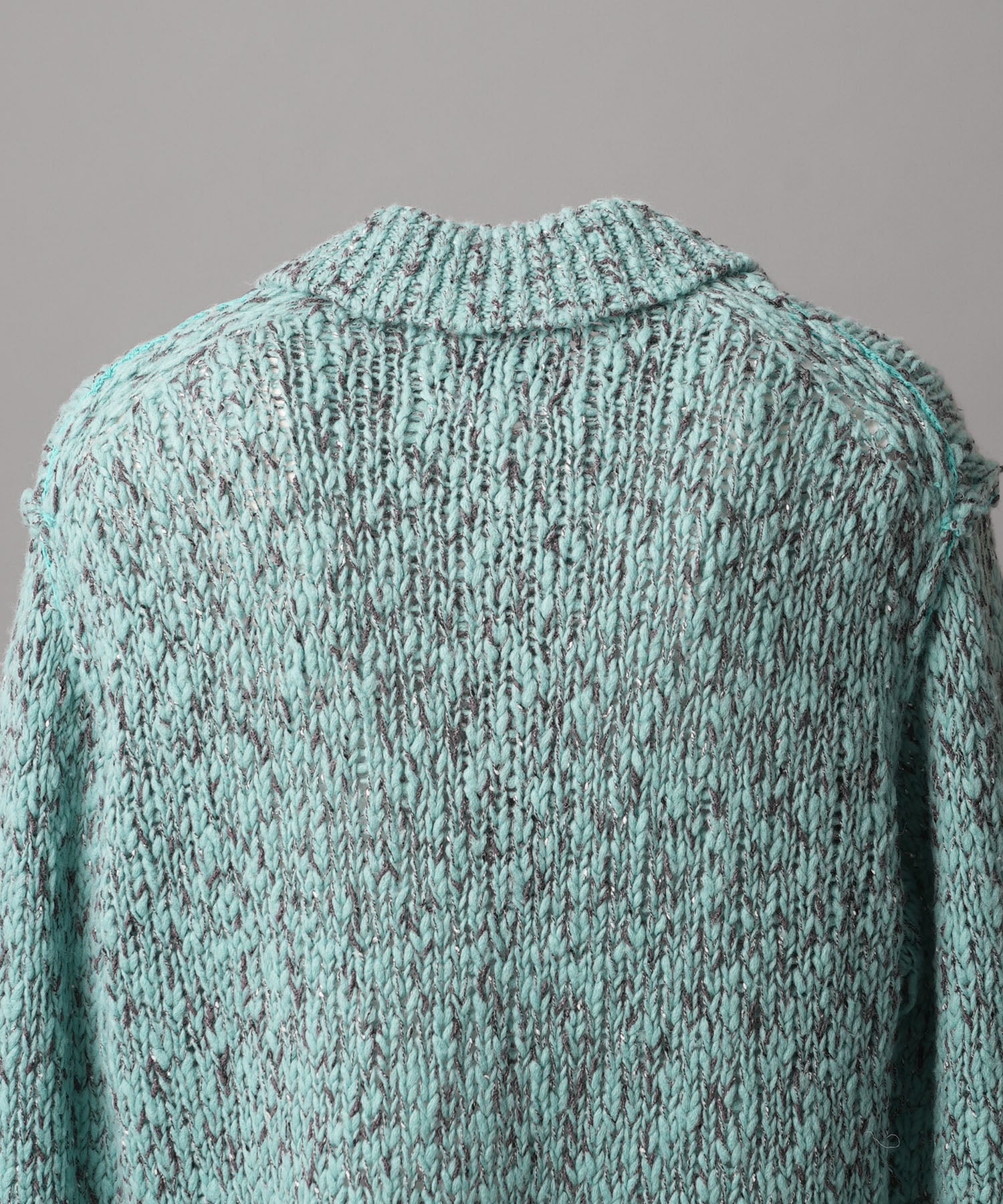 [25AW PRE-ORDER] Fade Yarn Prime-Over Full Zip Knit