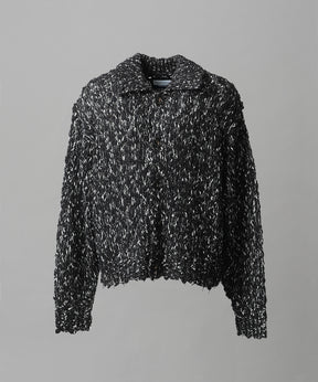 [25AW PRE-ORDER] Fade Yarn Prime-Over Full Zip Knit