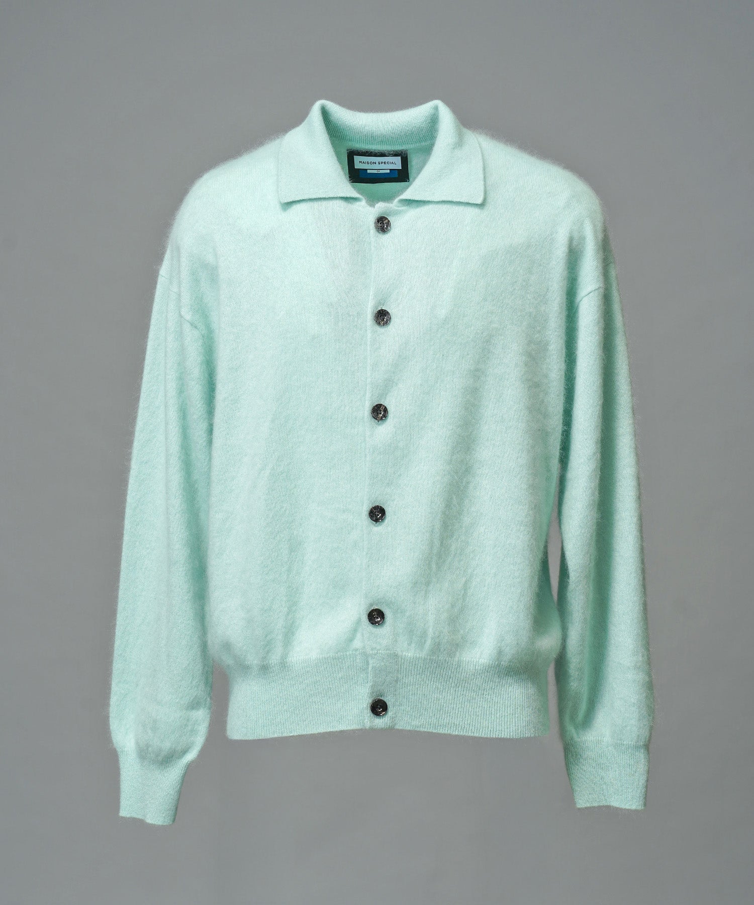 [25AW PRE-ORDER] Rug Pattern Mall Yarn Jacquard Prime-Over Crew Neck Knit Pullover