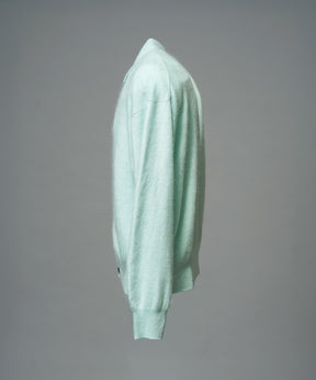 [25AW PRE-ORDER] Rug Pattern Mall Yarn Jacquard Prime-Over Crew Neck Knit Pullover