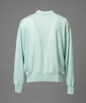 [25AW PRE-ORDER] Rug Pattern Mall Yarn Jacquard Prime-Over Crew Neck Knit Pullover