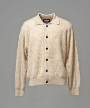 [25AW PRE-ORDER] Rug Pattern Mall Yarn Jacquard Prime-Over Crew Neck Knit Pullover