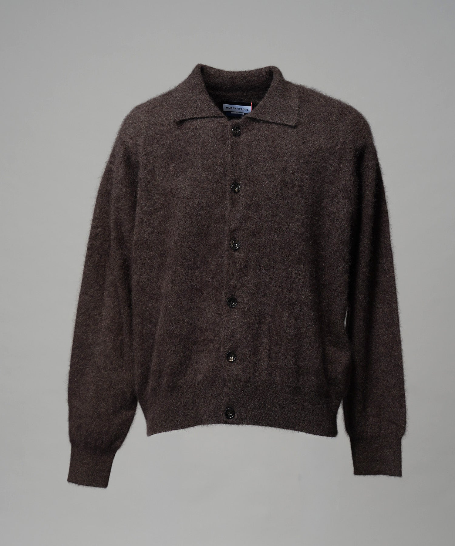 [25AW PRE-ORDER] Rug Pattern Mall Yarn Jacquard Prime-Over Crew Neck Knit Pullover