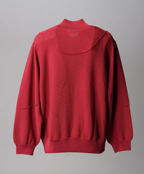 Gradation Short Length Prime-Over V-Neck Knit Pullover