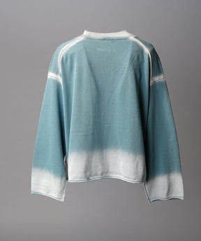 Gradation Short Length Prime-Over V-Neck Knit Pullover