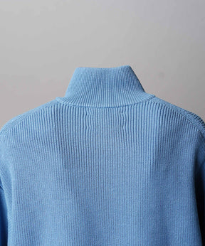 Gradation Short Length Prime-Over V-Neck Knit Pullover