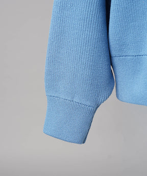 Gradation Short Length Prime-Over V-Neck Knit Pullover