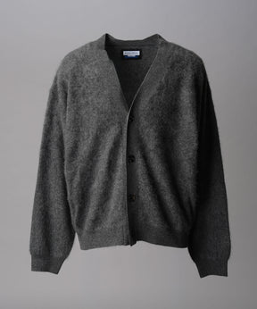 Super140 Brushed Extra Fine Merino Wool V-neck Cardigan