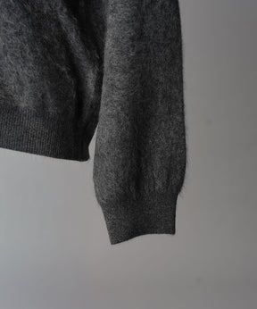 Super140 Brushed Extra Fine Merino Wool V-neck Cardigan