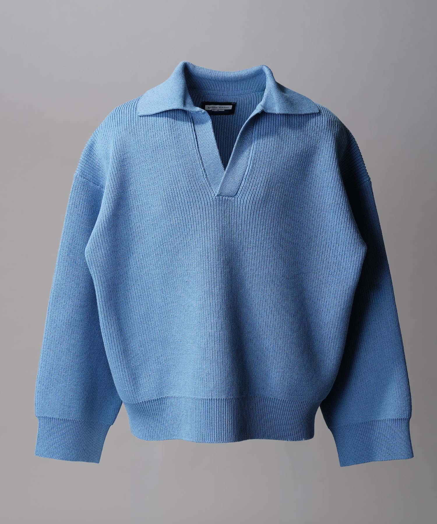 Gradation Short Length Prime-Over V-Neck Knit Pullover