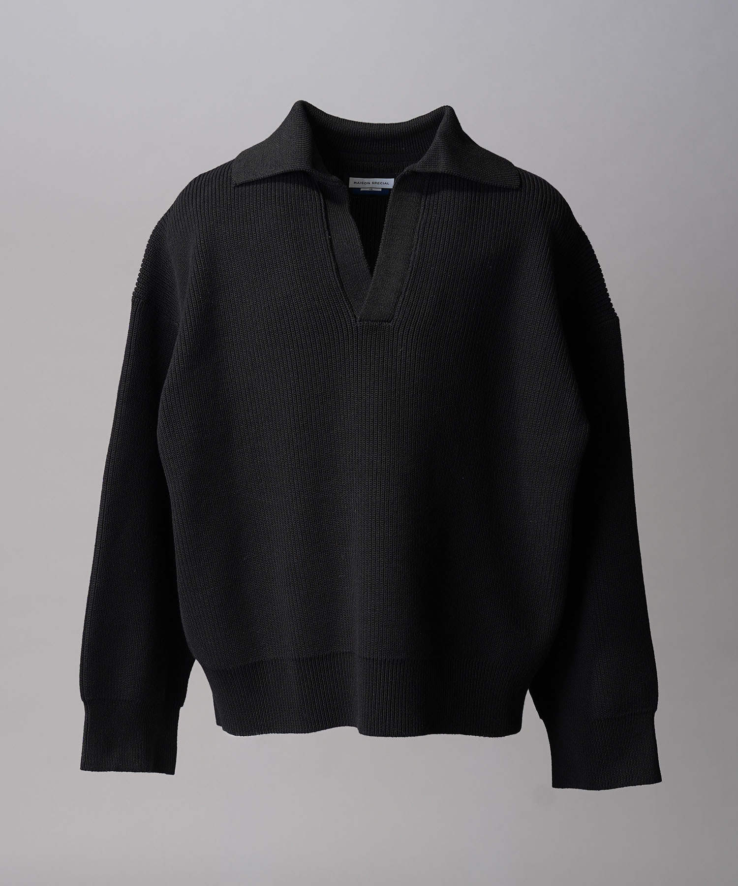 Gradation Short Length Prime-Over V-Neck Knit Pullover