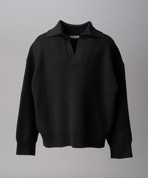 Gradation Short Length Prime-Over V-Neck Knit Pullover