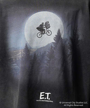 【MOVIE SERIES】「E.T.」- Moon&Bicycle - Prime-Over Crew Neck  Long Sleeve T-Shirt