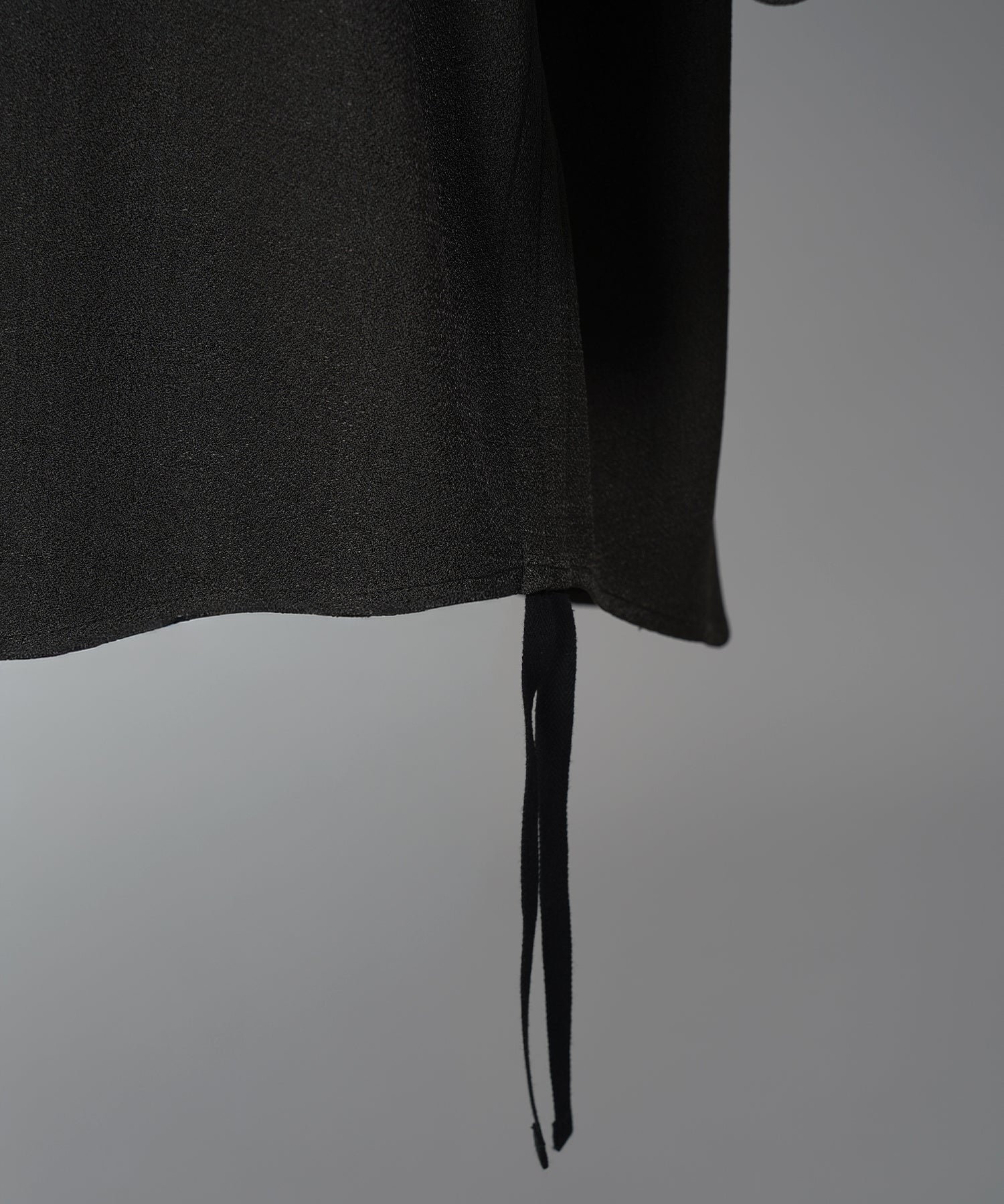 Dryamundsen KIMONO V-collar Prime-Over Side Gathers Short Sleeve Shirt
