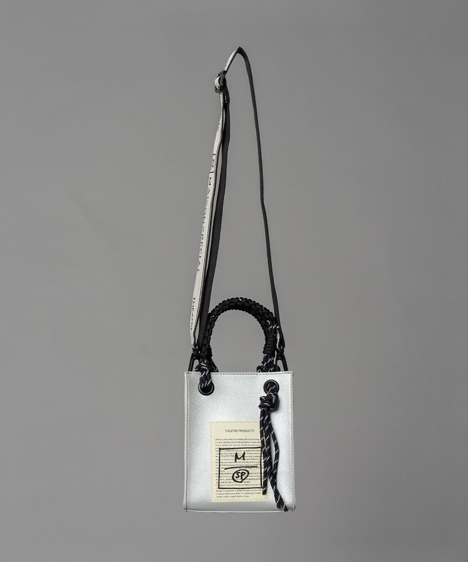 Aluminum Bonded Leather Shoulder Bag