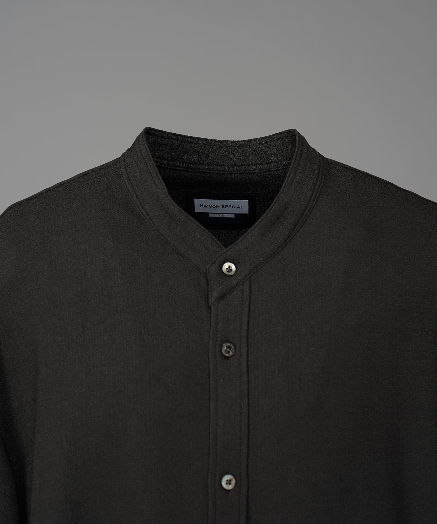 Dryamundsen KIMONO V-collar Prime-Over Side Gathers Short Sleeve Shirt