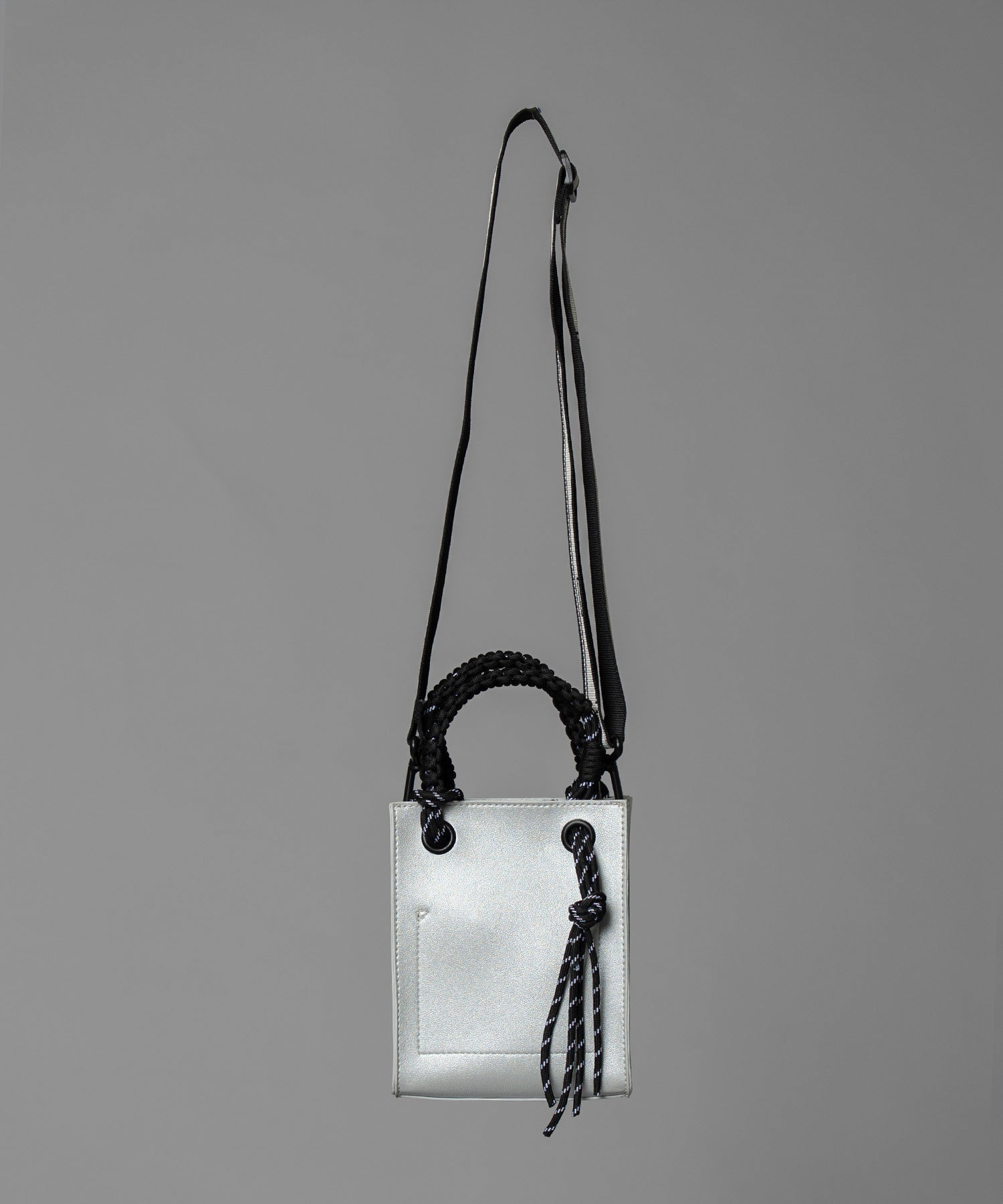 Aluminum Bonded Leather Shoulder Bag