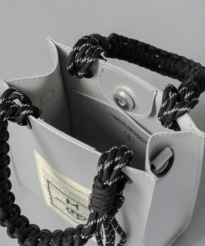 Aluminum Bonded Leather Shoulder Bag