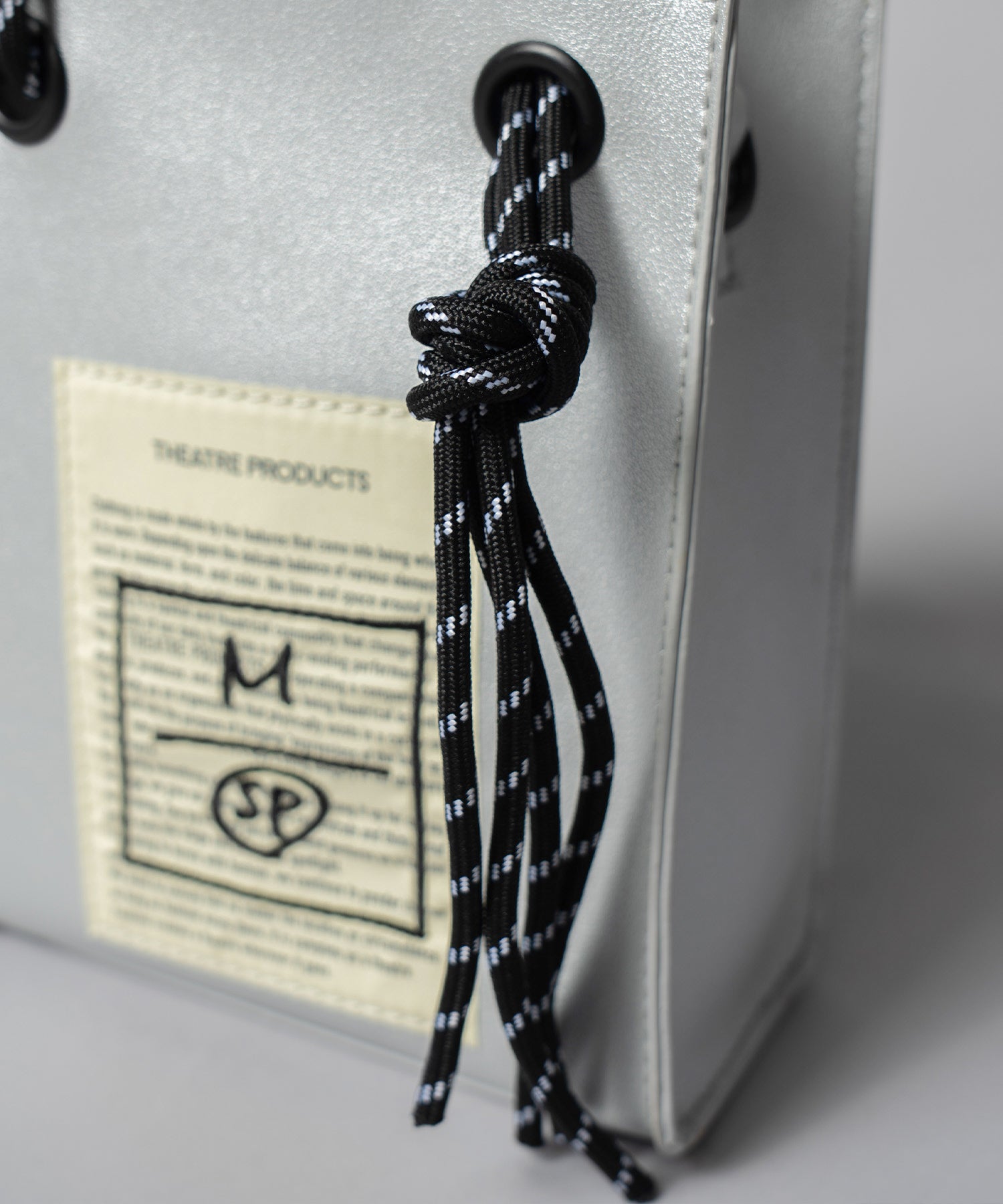 Aluminum Bonded Leather Shoulder Bag