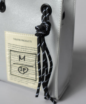 Aluminum Bonded Leather Shoulder Bag