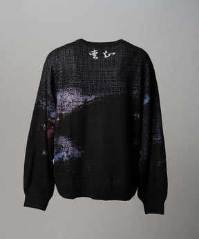 [城市系列]“ Nagoya” Prime-Erover Kew Neck编织套头衫