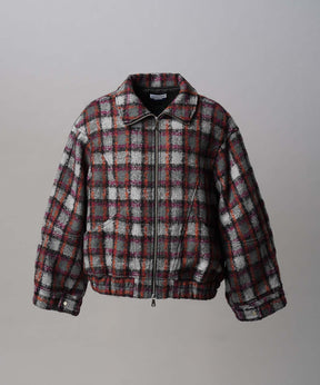 [Italian Dead Stock Fabric] Prime-Over Switching Stand Blouson