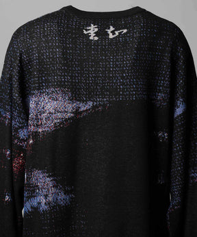 [城市系列]“ Nagoya” Prime-Erover Kew Neck编织套头衫