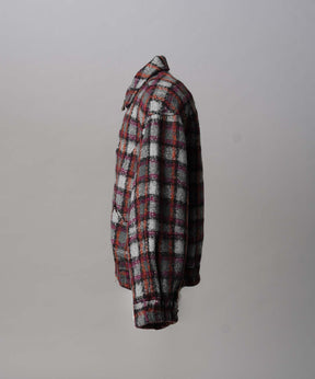 [Italian Dead Stock Fabric] Prime-Over Switching Stand Blouson