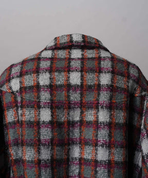 [Italian Dead Stock Fabric] Prime-Over Switching Stand Blouson