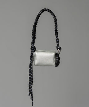 Aluminum Bonded Leather Shoulder Bag