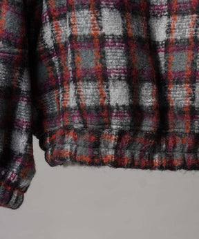 [Italian Dead Stock Fabric] Prime-Over Switching Stand Blouson