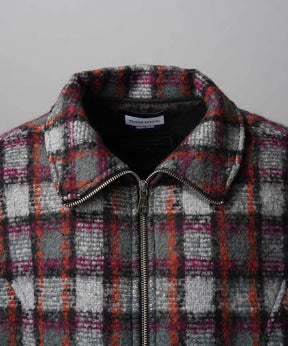 [Italian Dead Stock Fabric] Prime-Over Switching Stand Blouson