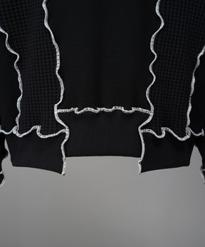 4 Colors Chambray Washable Wool Peaked Lapel Double Breasted Jacket