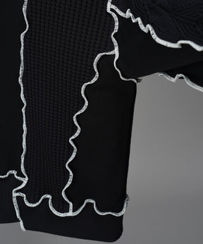 4 Colors Chambray Washable Wool Peaked Lapel Double Breasted Jacket