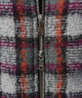 [Italian Dead Stock Fabric] Prime-Over Switching Stand Blouson