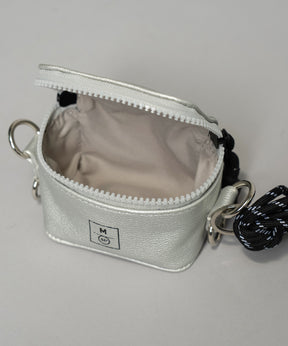 Aluminum Bonded Leather Shoulder Bag